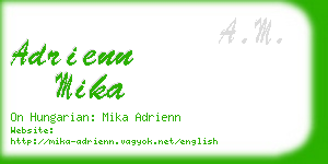 adrienn mika business card